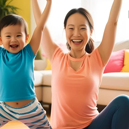 Kids Yoga with mom