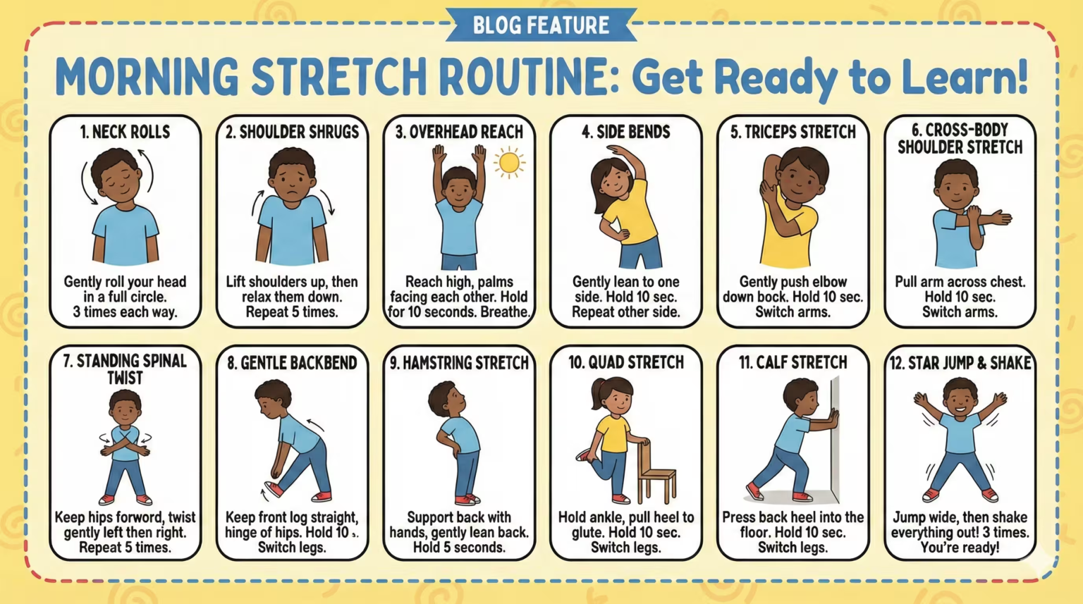 Morning Stretching Routine for Busy People Morning Stretching Routine